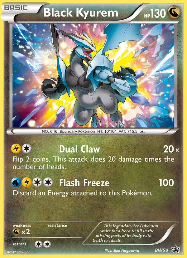 Black Kyurem NB Promo BW58/101