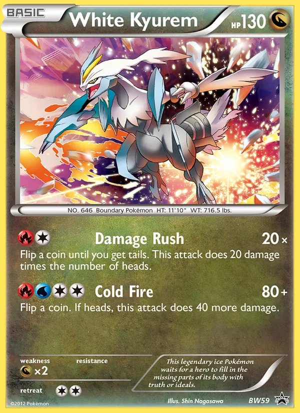 White Kyurem SW Promokarten BW59/101