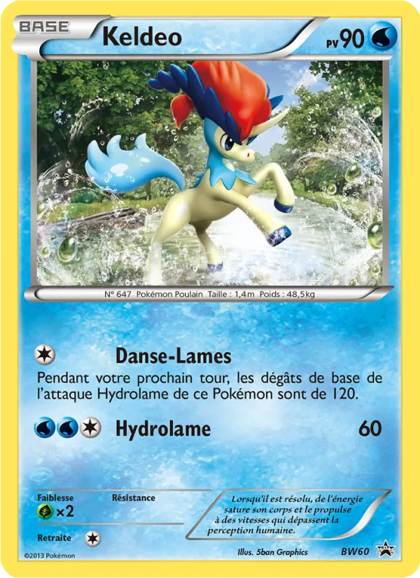 Keldeo Promo BW BW60/101
