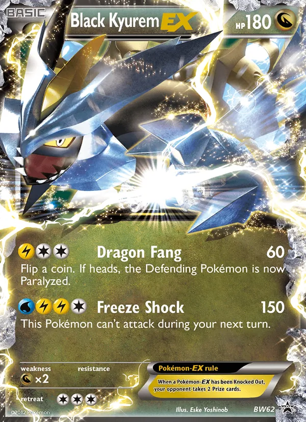 Black Kyurem-EX NB Promo BW62/101