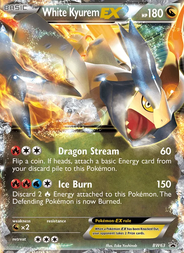 White Kyurem-EX BW Black Star Promos BW63/101