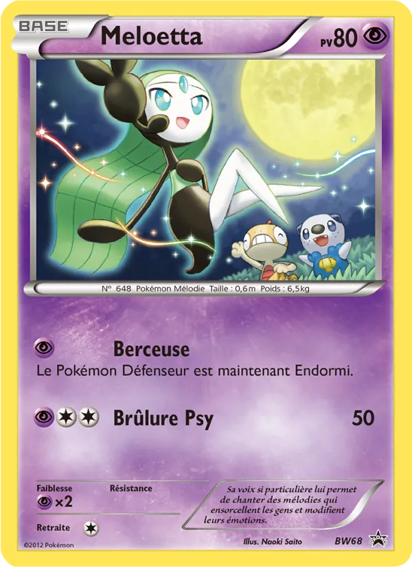 Meloetta Promo BW BW68/101
