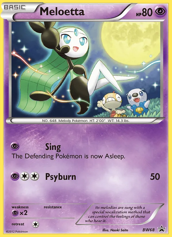 Meloetta NB Promo BW68/101