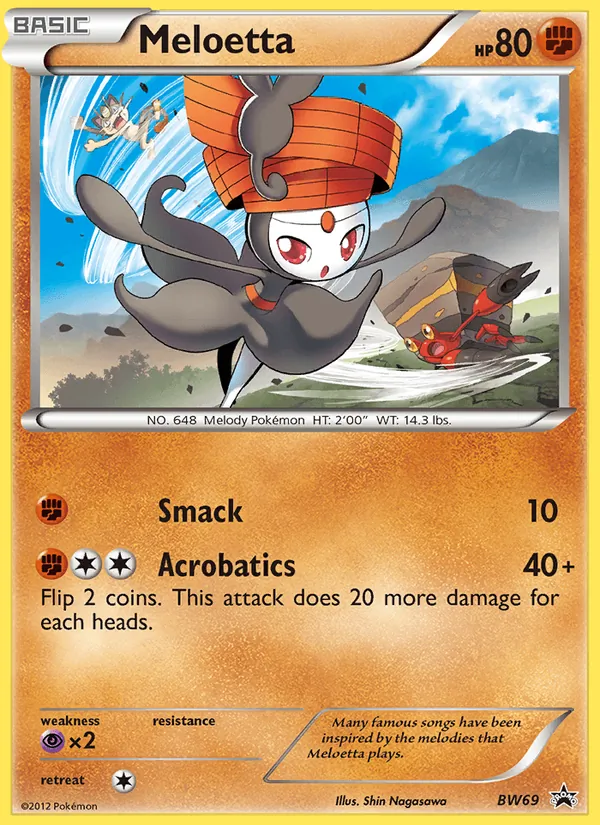 Meloetta SW Promokarten BW69/101