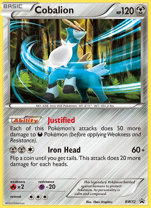 Cobalion NB Promo BW72/101