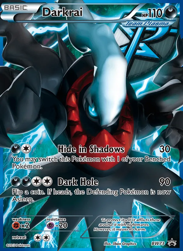 Darkrai SW Promokarten BW73/101