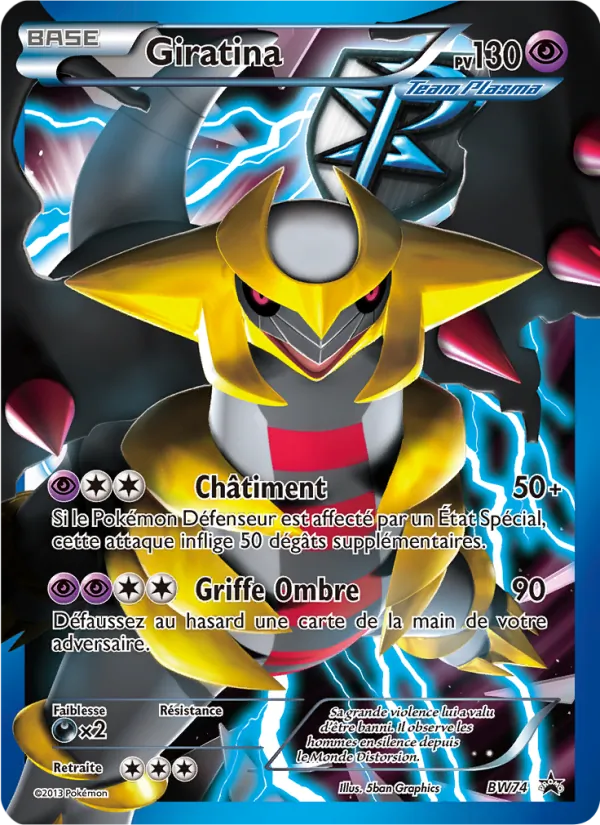 Giratina Promo BW BW74/101