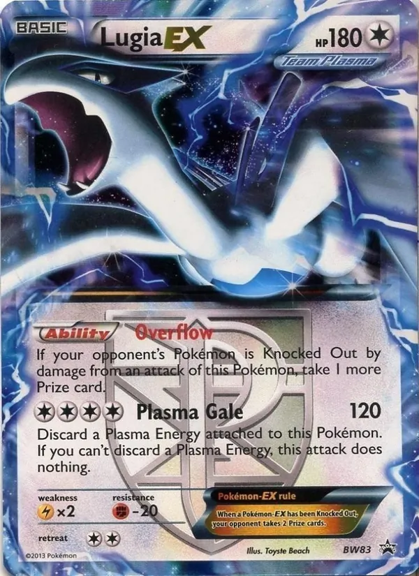 Lugia-EX BW Black Star Promos BW83/101