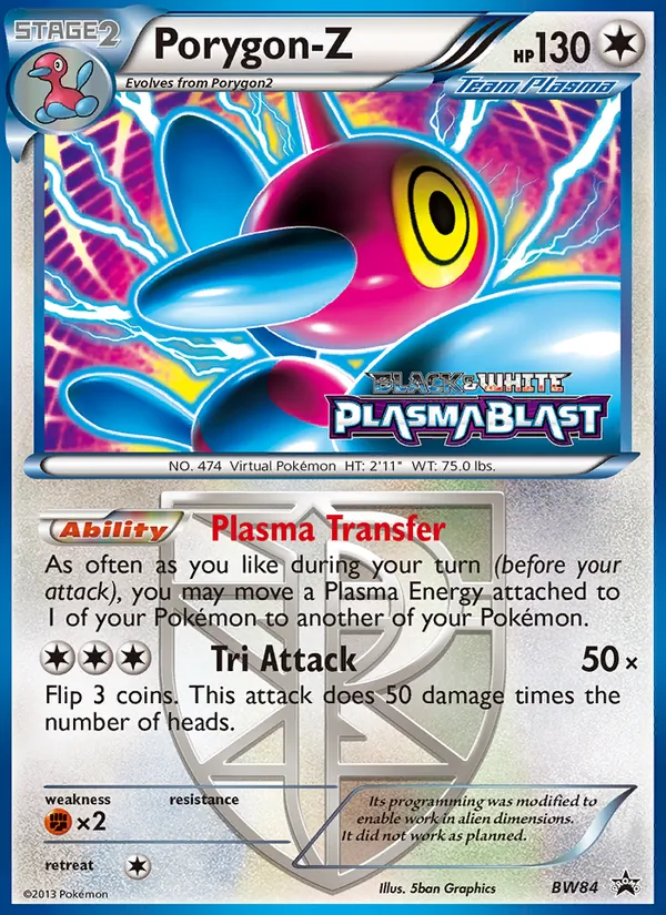 Porygon-Z BW Black Star Promos BW84/101