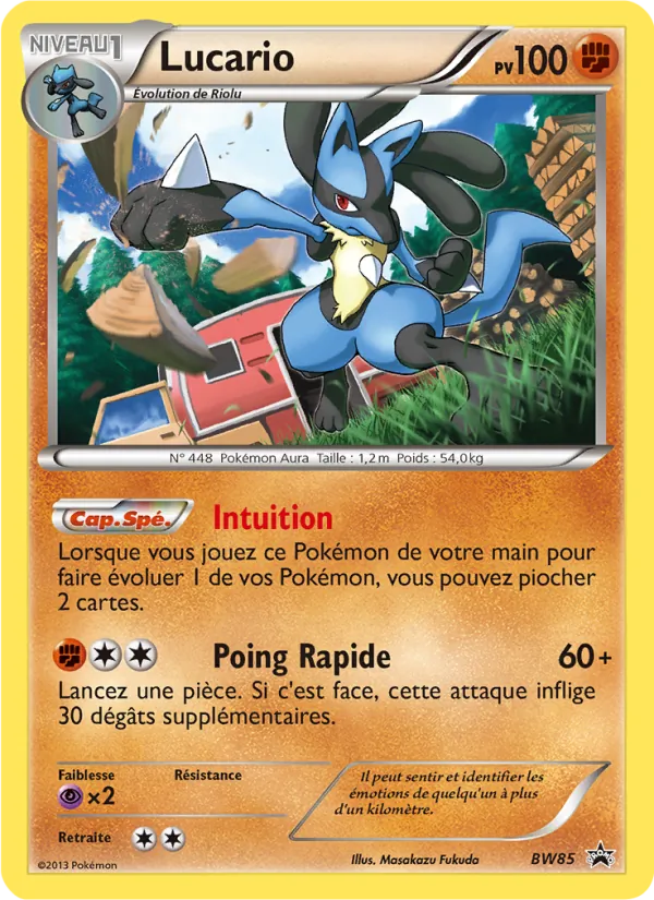 Lucario Promo BW BW85/101