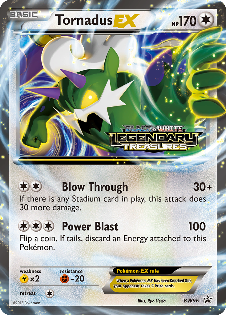 Tornadus-EX BW Black Star Promos BW96/101
