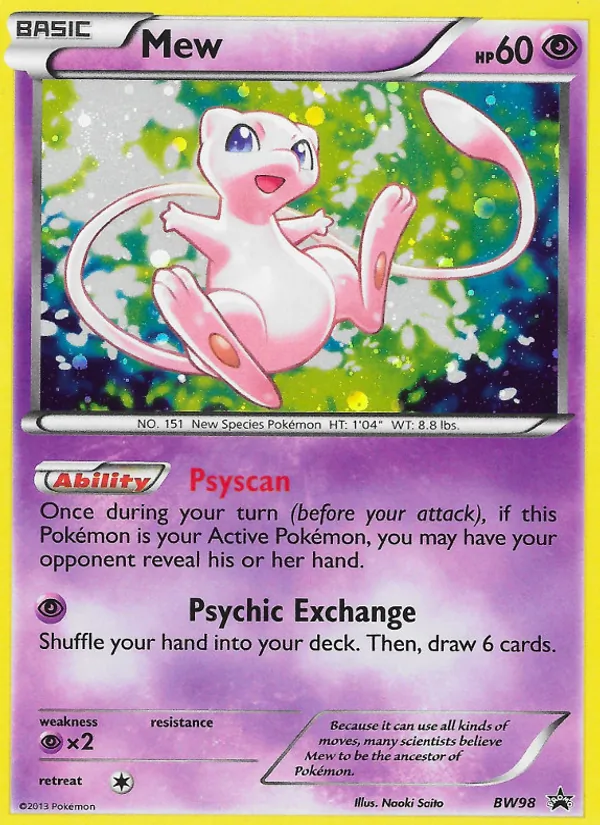 Mew SW Promokarten BW98/101