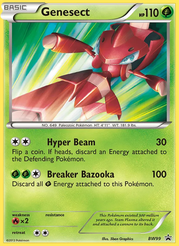 Genesect NB Promo BW99/101