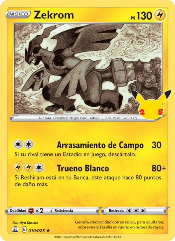 Zekrom Celebraciones 10/25