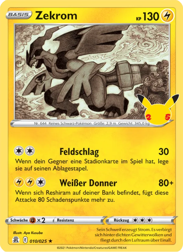 Zekrom Celebrations 10/25