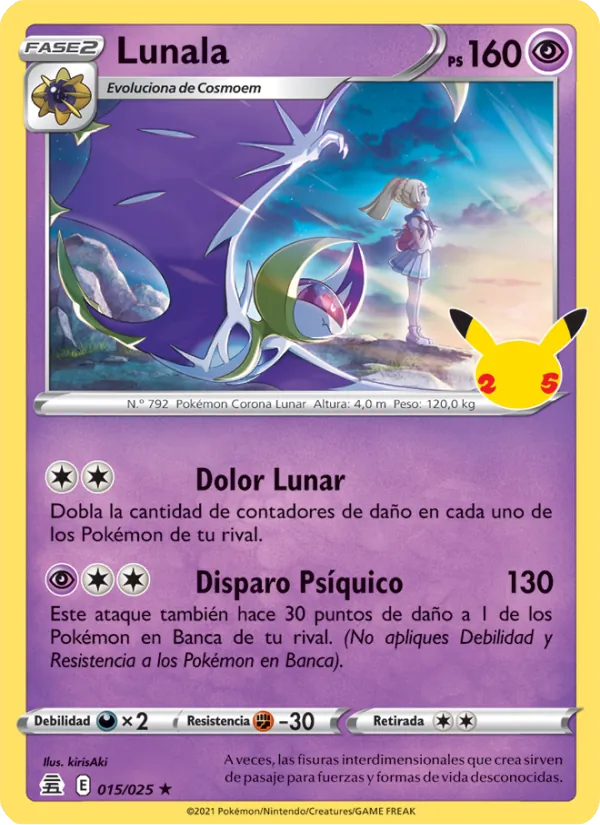 Lunala Celebraciones 15/25