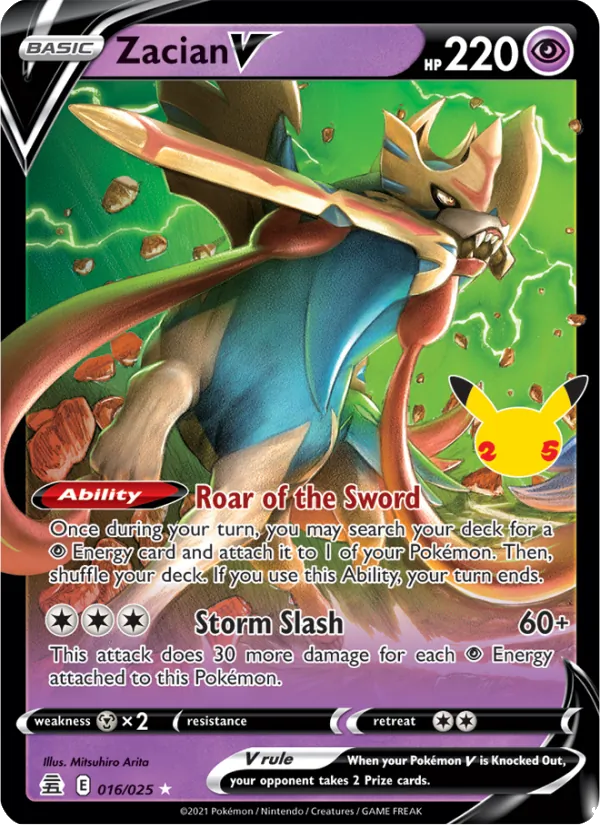 Zacian V Celebrations 16/25