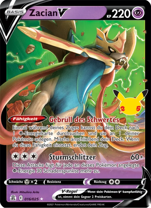 Zacian V Celebrations 16/25