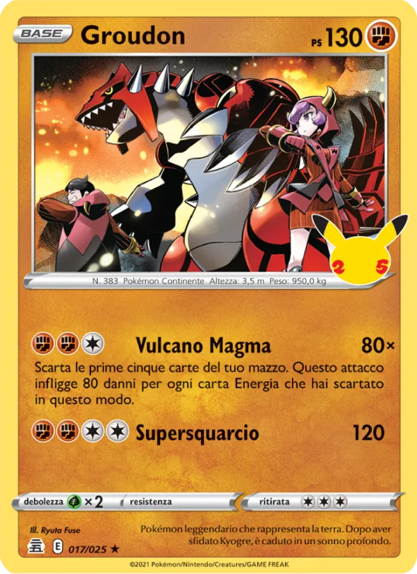 Groudon Gran Festa 17/25
