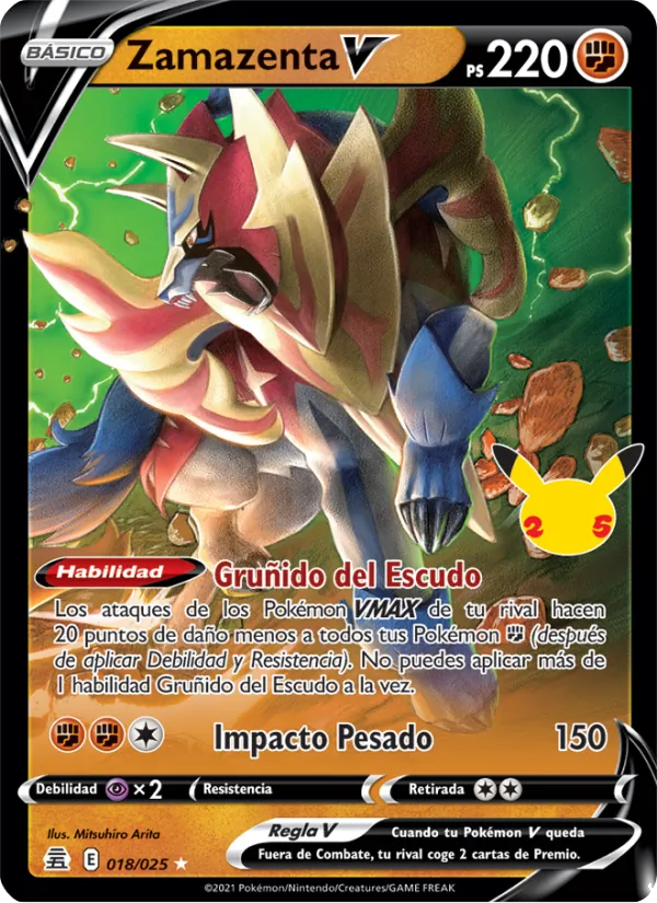Zamazenta V Celebraciones 18/25