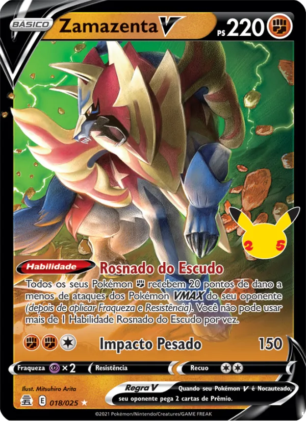 Zamazenta V Celebrações 18/25