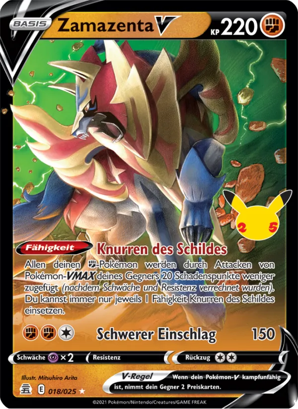 Zamazenta V Celebrations 18/25