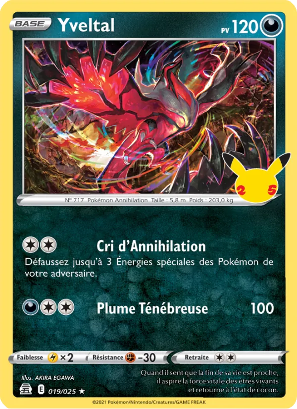 Yveltal Célébrations 19/25