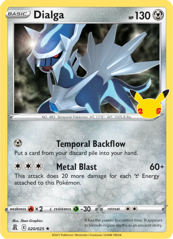 Dialga Celebrations 20/25