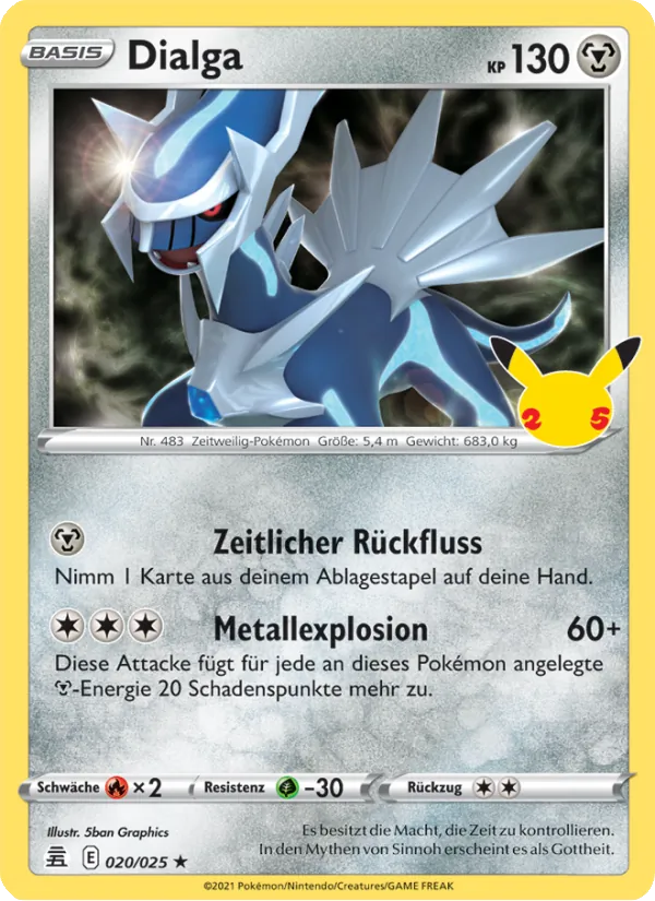 Dialga Celebrations 20/25