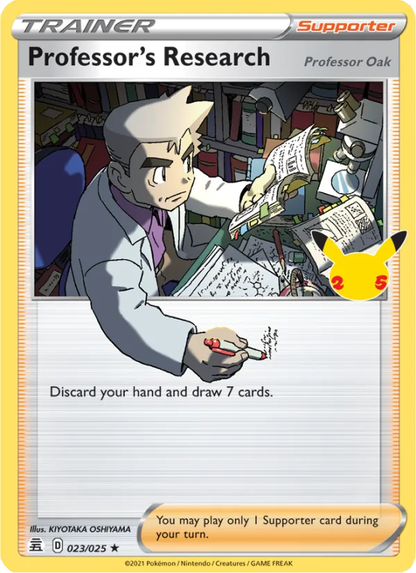 Professor's Research (Professor Oak) Celebrations 23/25