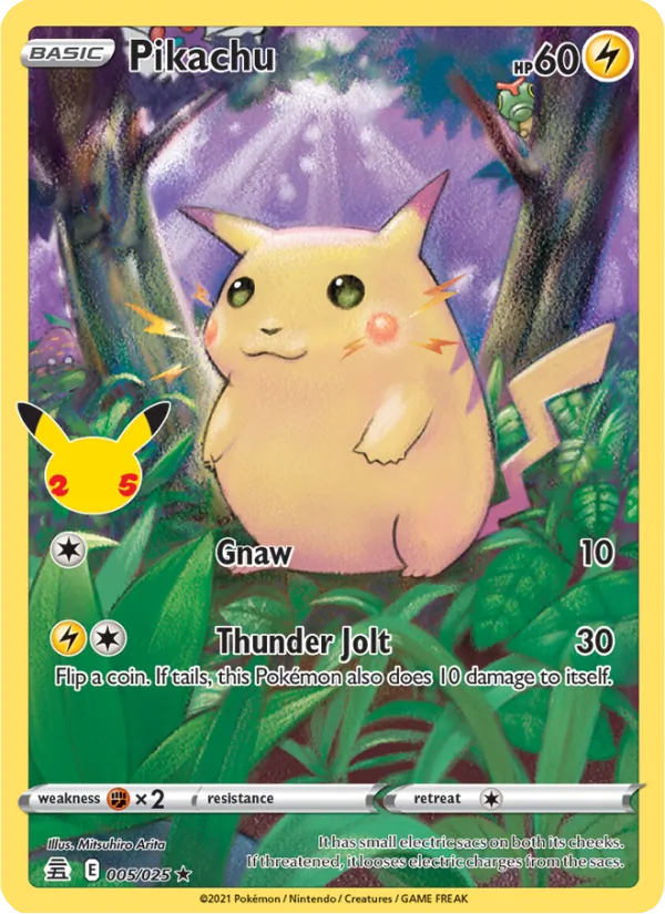 Pikachu Celebrations 5/25