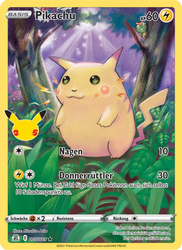 Pikachu Celebrations 5/25
