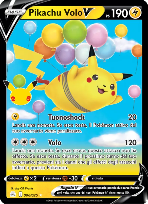Pikachu Volo V Gran Festa 6/25