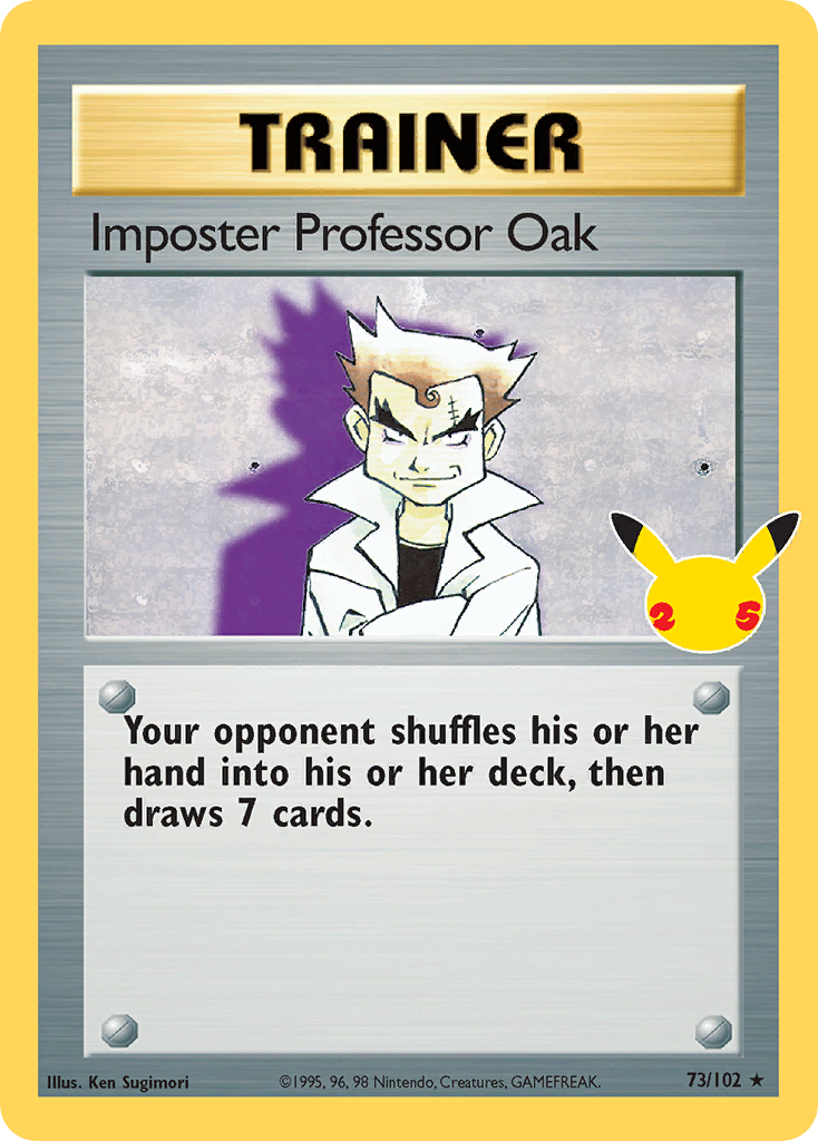 Imposter Professor Oak Celebrations Classic Collection CC004/25