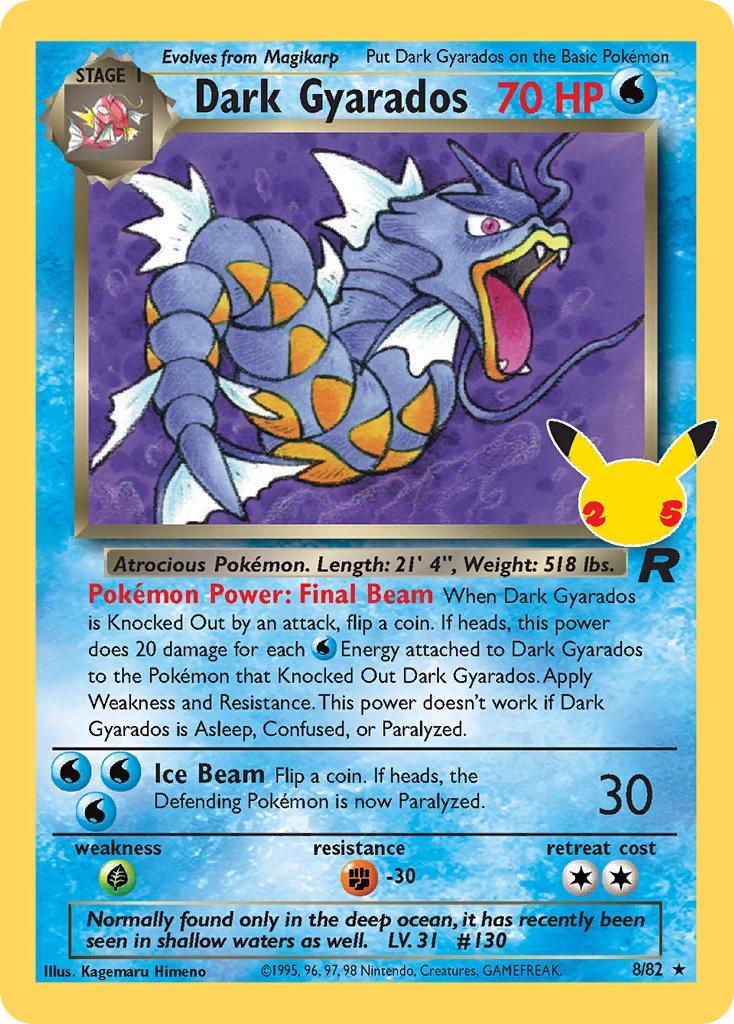 Dark Gyarados Celebraciones Colección Clásica CC005/25