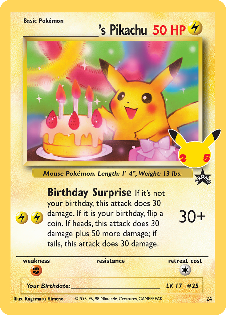 _____'s Pikachu Gran Festa Collezione Classica CC008/25