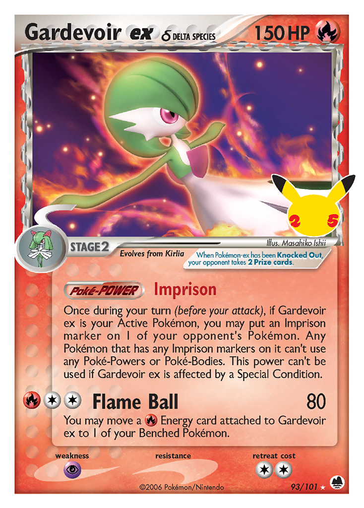 Gardevoir ex Celebrations Classic Collection CC014/25