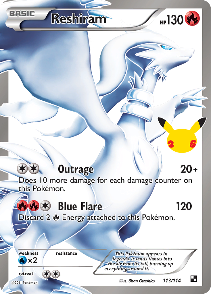 Reshiram Gran Festa Collezione Classica CC020/25