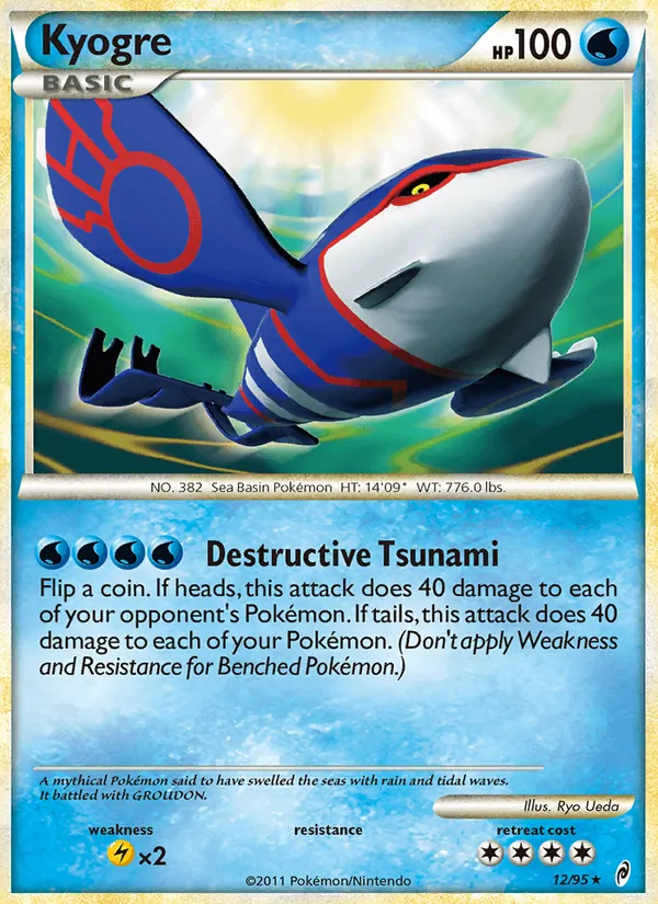 Kyogre Chamado das Lendas 12/95