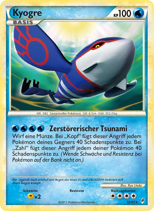 Kyogre Ruf der Legenden 12/95