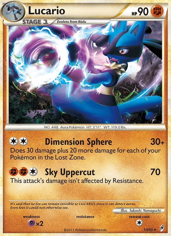 Lucario Call of Legends 14/95