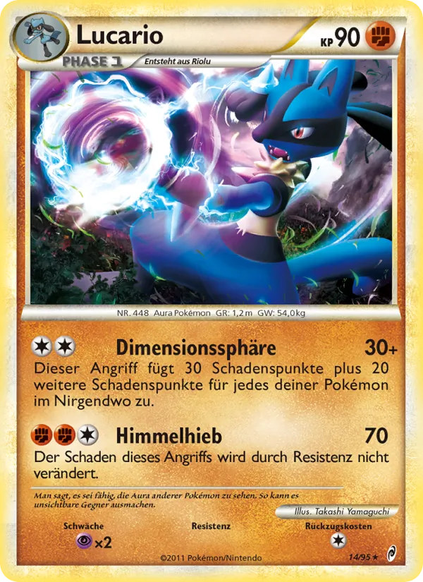 Lucario Ruf der Legenden 14/95