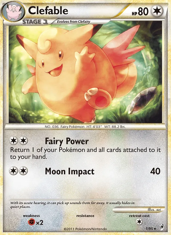 Clefable Call of Legends 1/95