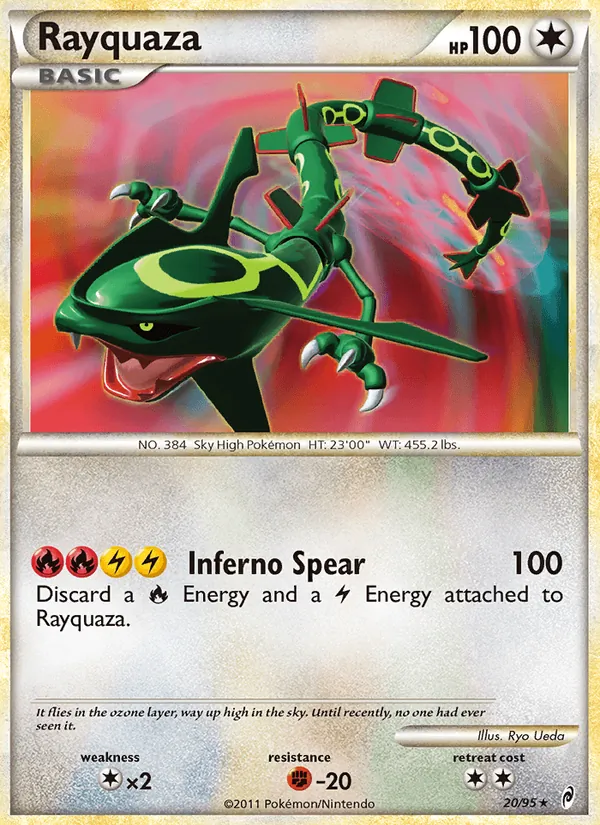Rayquaza Chamado das Lendas 20/95