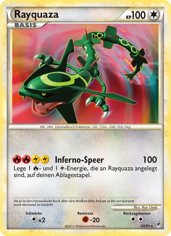 Rayquaza Ruf der Legenden 20/95