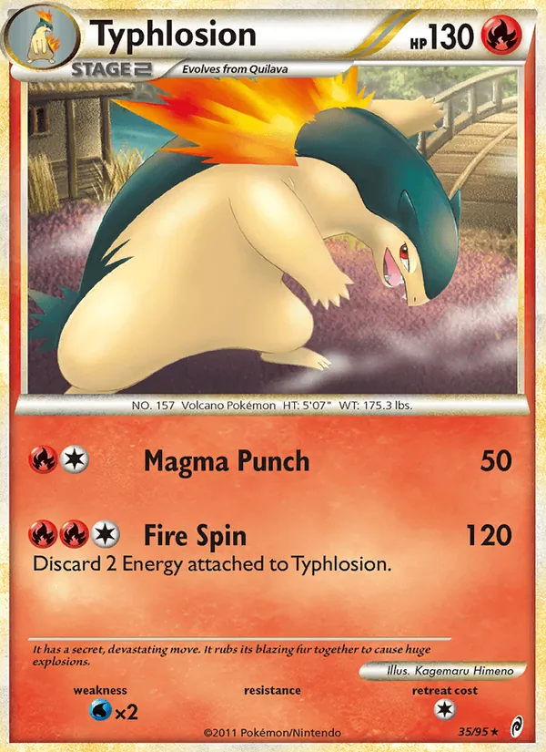Typhlosion Chamado das Lendas 35/95