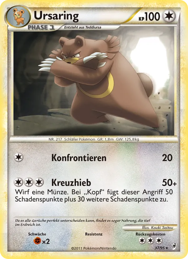 Ursaring Ruf der Legenden 37/95