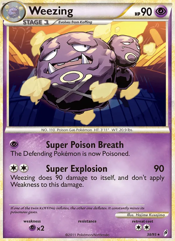 Weezing Chamado das Lendas 38/95