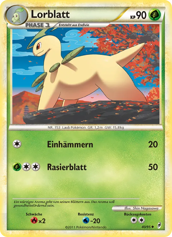 Lorblatt Ruf der Legenden 40/95