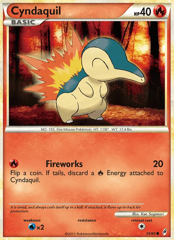 Cyndaquil Chamado das Lendas 55/95
